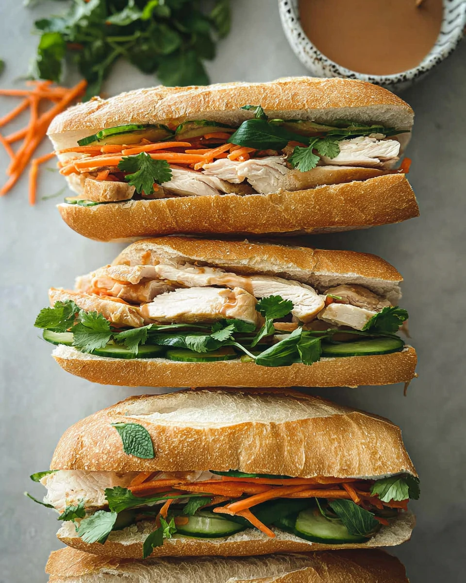 Chicken Banh Mi Sandwich