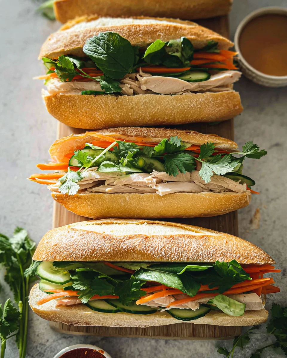 Chicken Banh Mi Sandwich