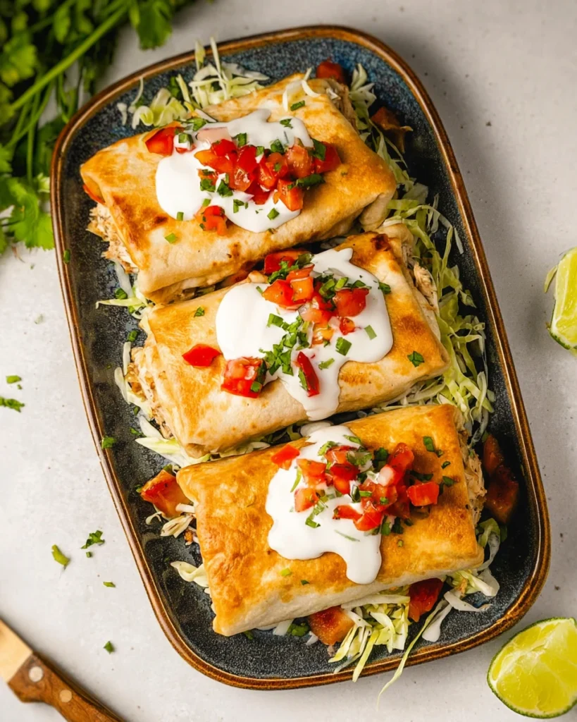 Chicken Chimichangas