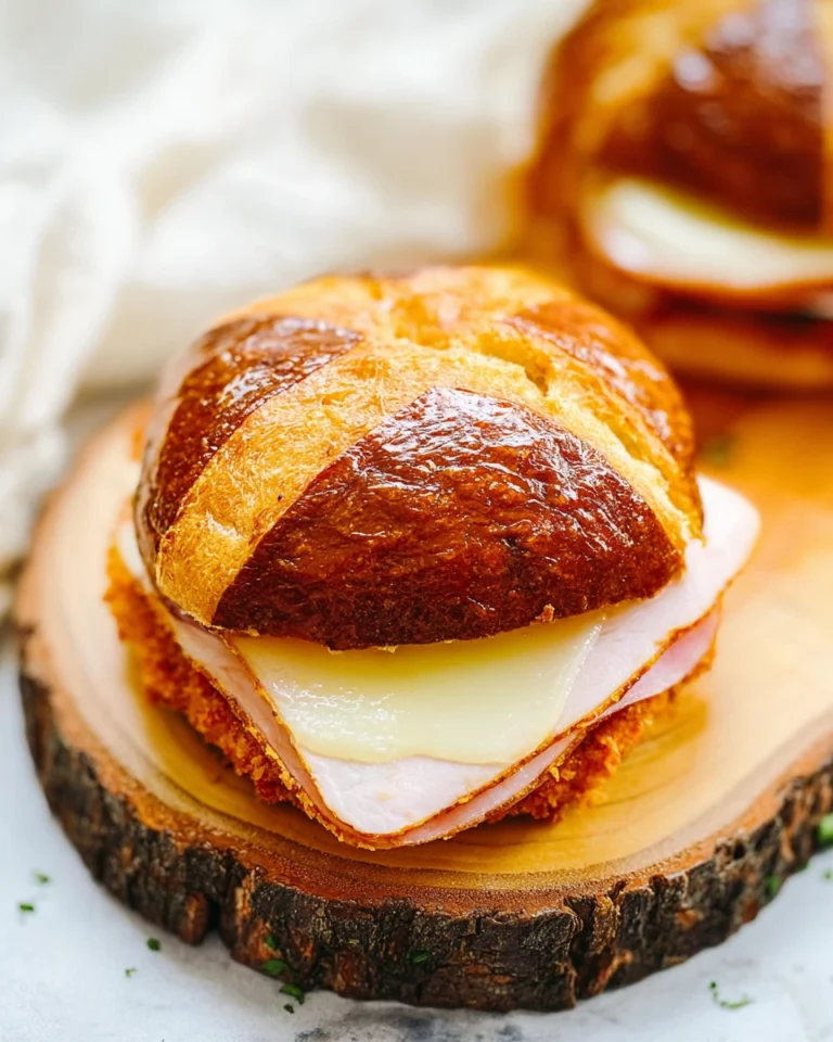 Chicken Cordon Bleu Sandwich