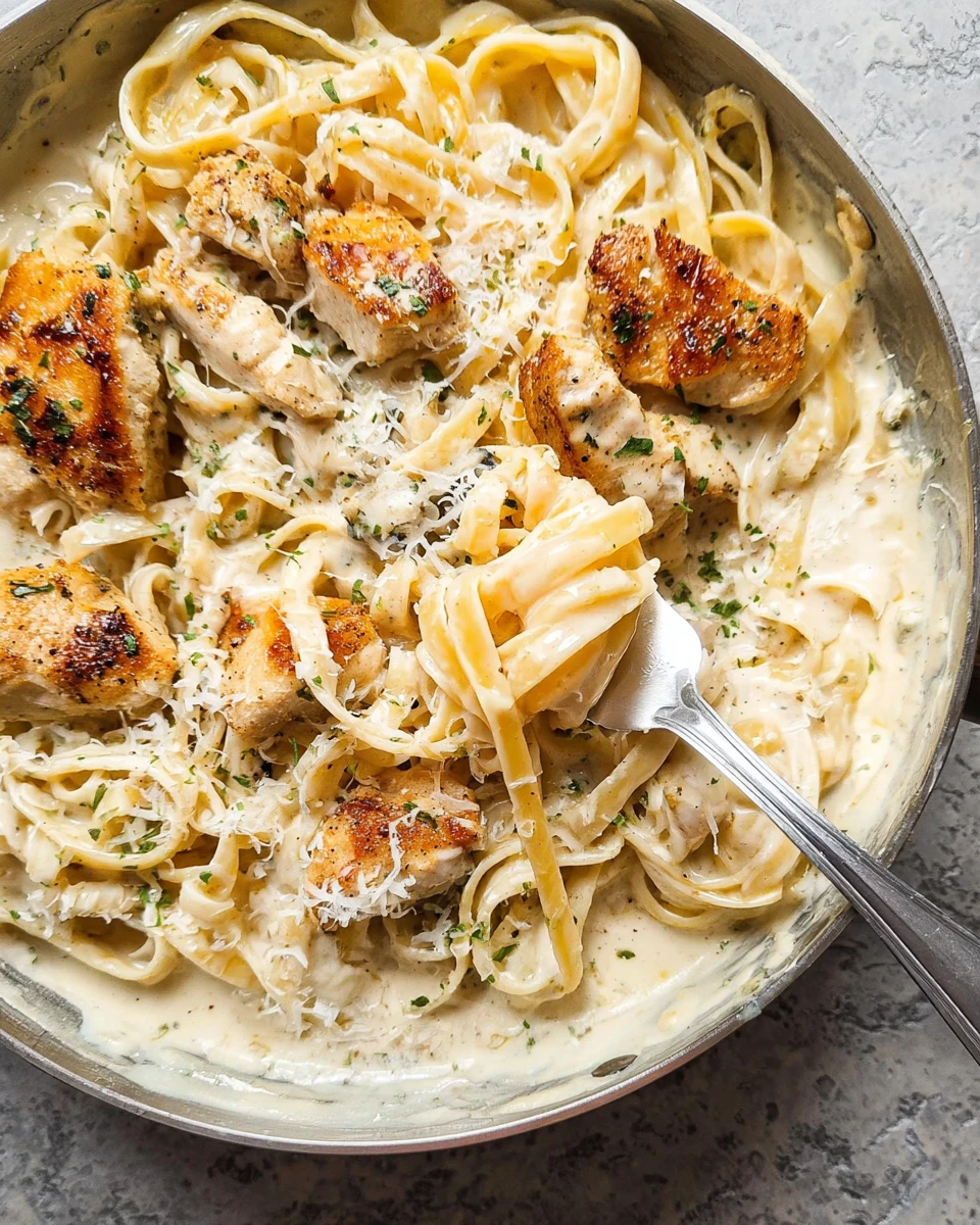 Chicken Fettuccine Alfredo