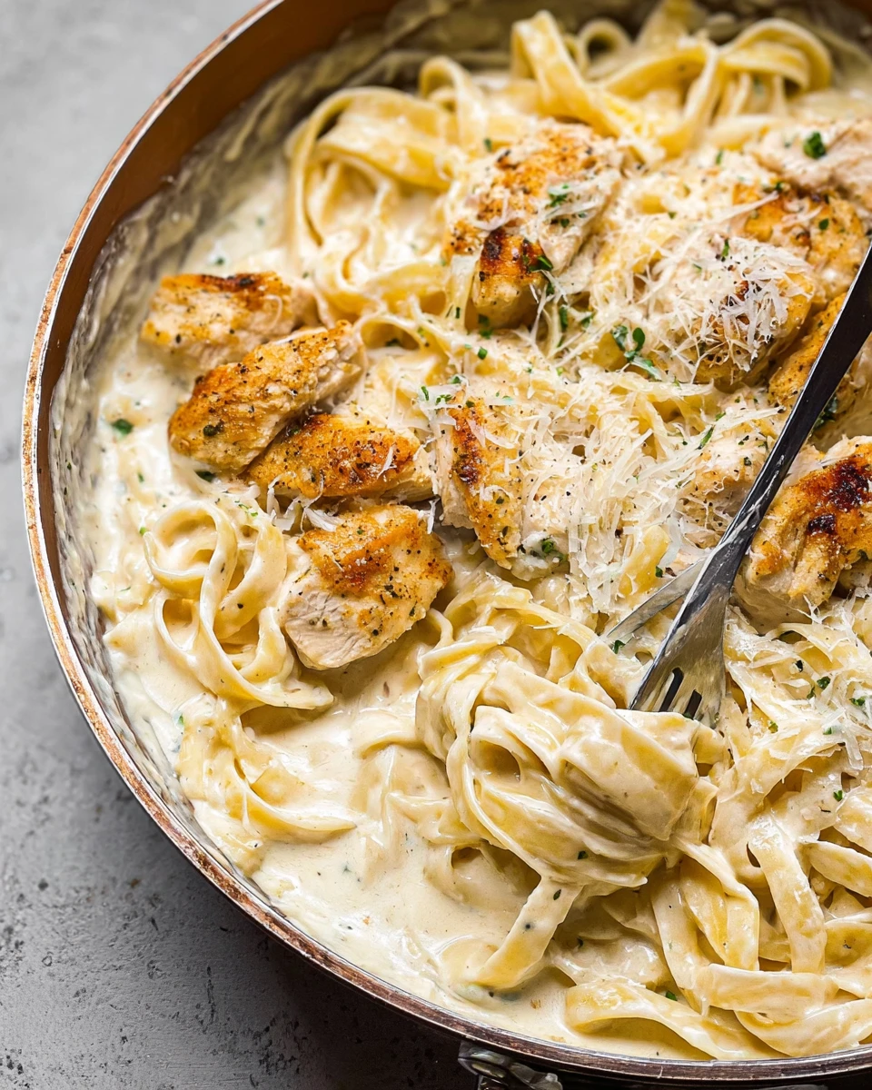 Chicken Fettuccine Alfredo