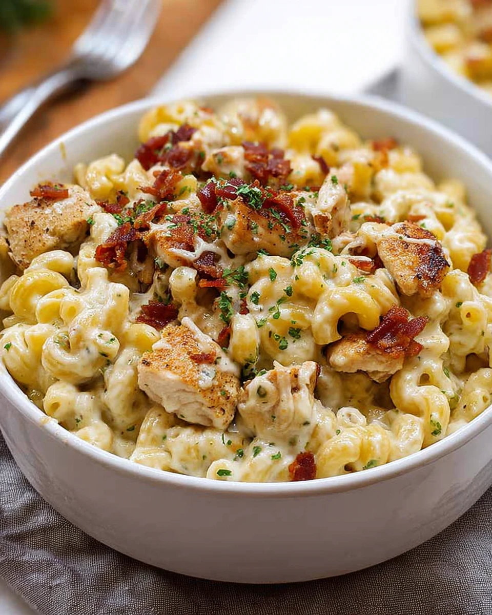 Chicken Ranch Macaroni and Cheese
