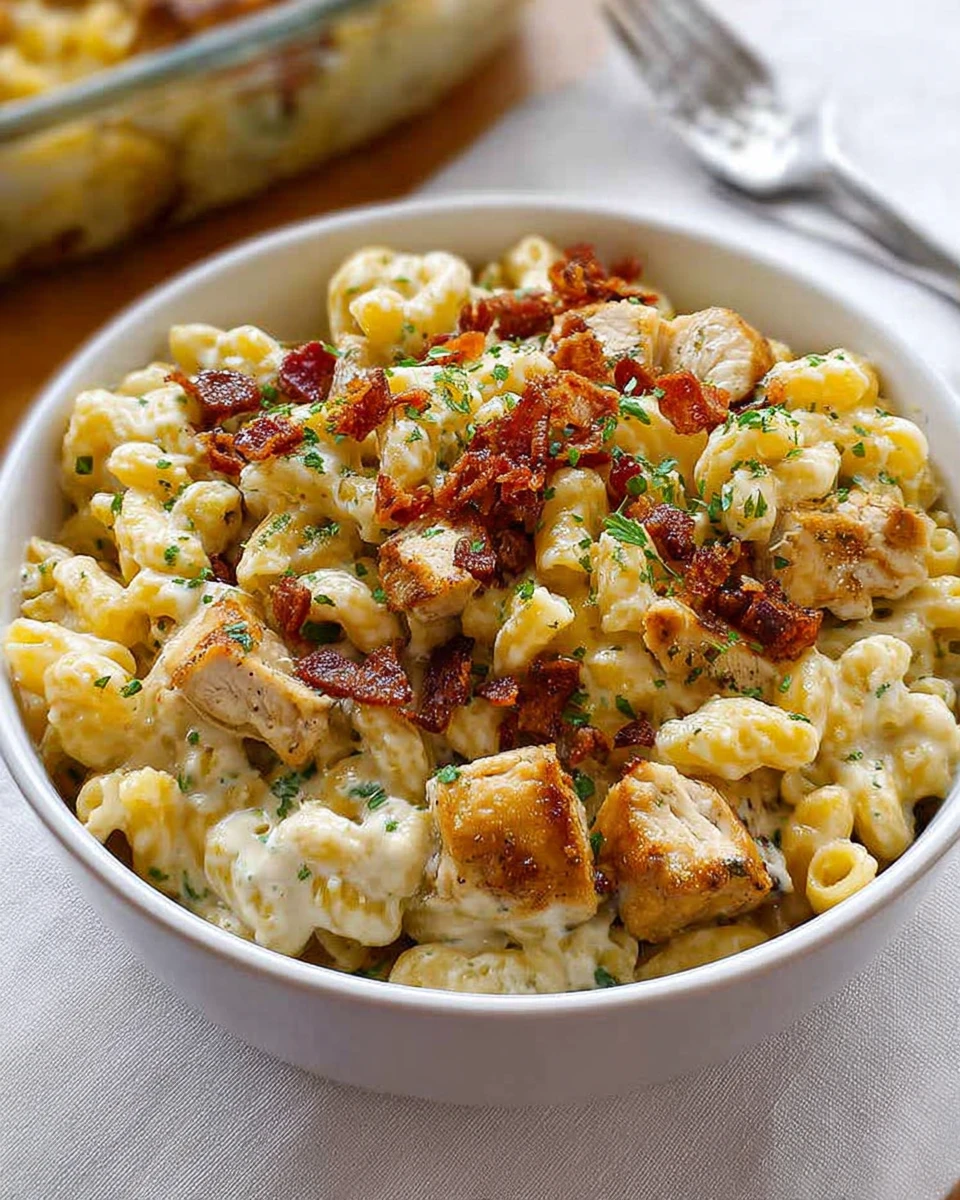 Chicken Ranch Macaroni and Cheese