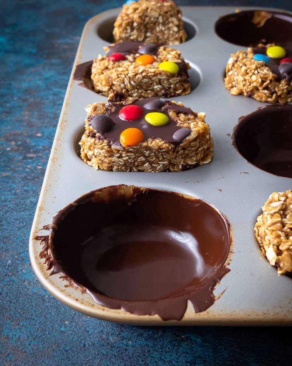 Chocolate Peanut Butter Oatmeal Bars