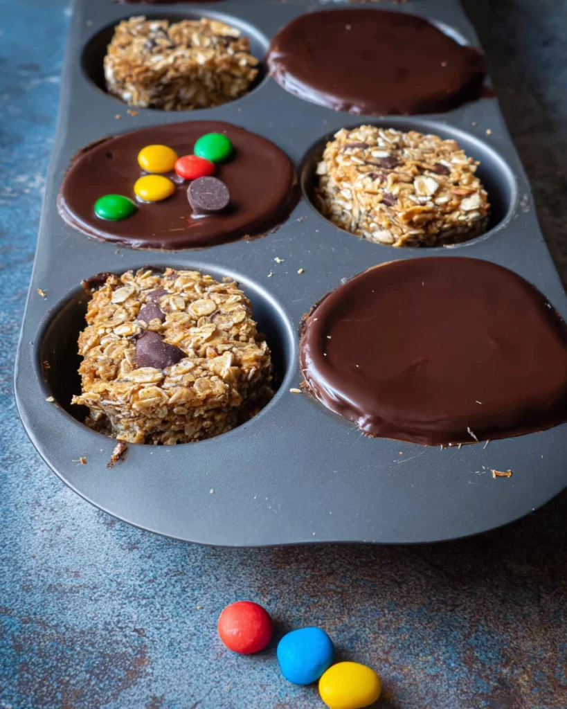 Chocolate Peanut Butter Oatmeal Bars