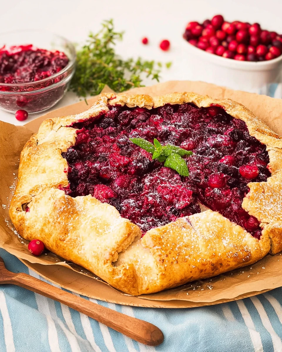 Cranberry Galette
