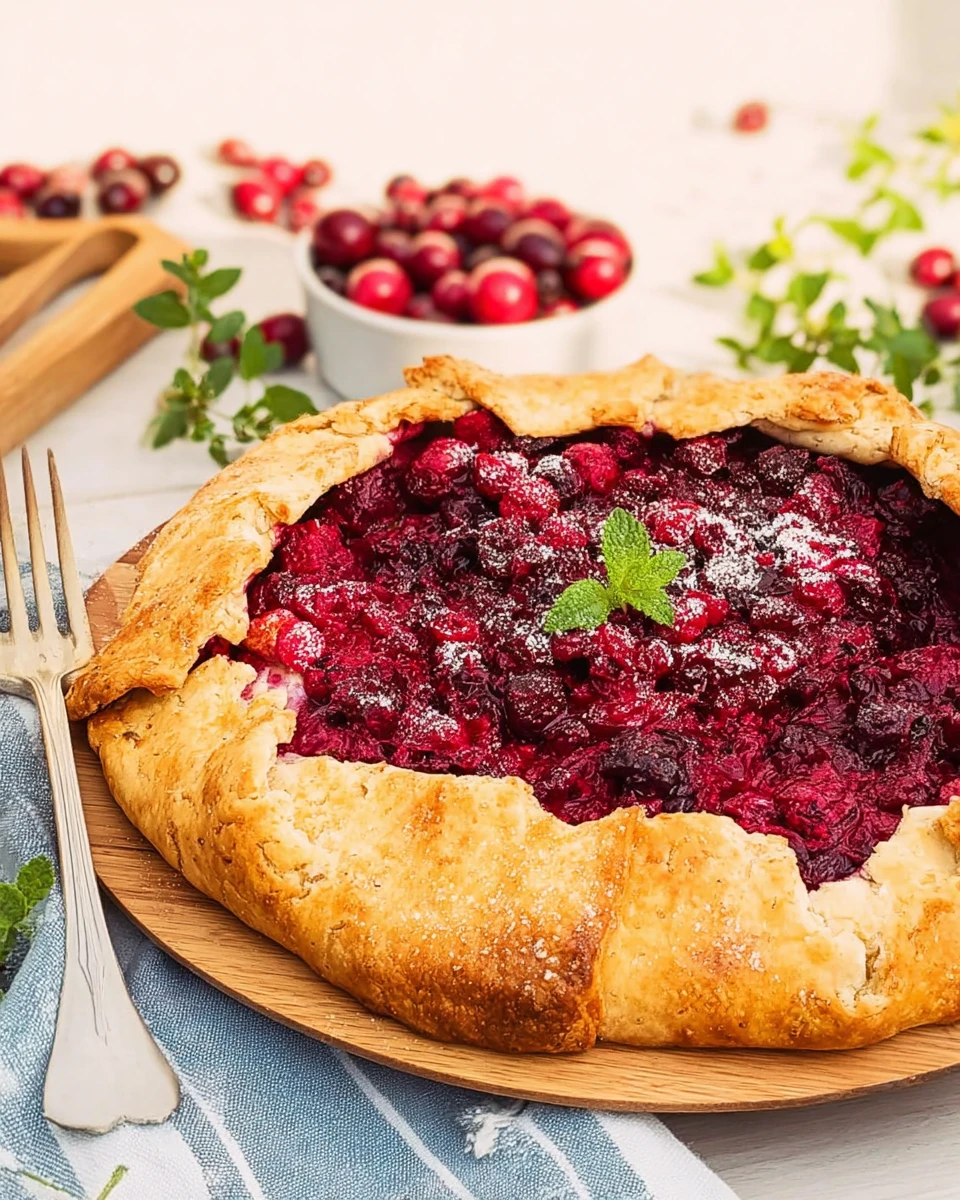 Cranberry Galette