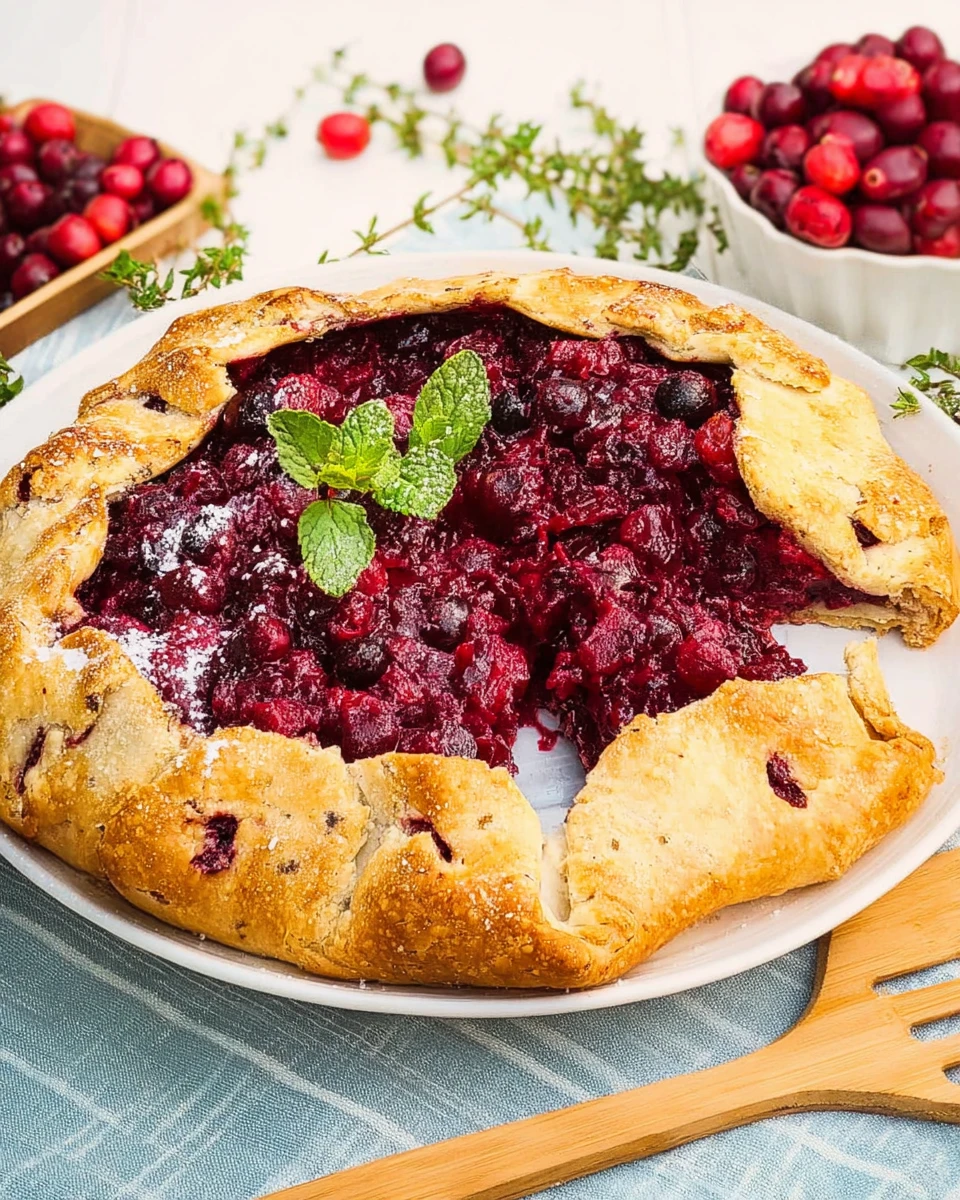 Cranberry Galette