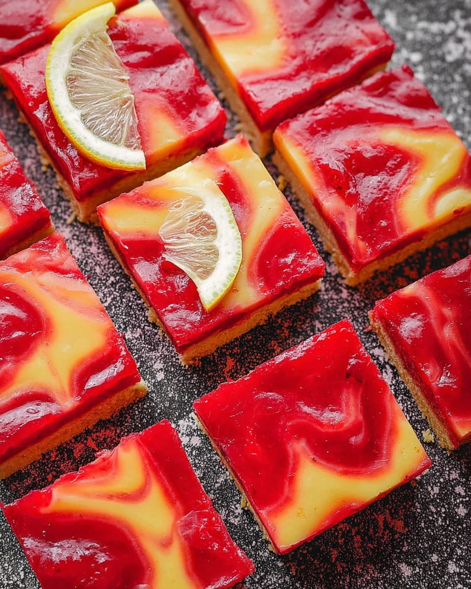 Cranberry Lemon Bars with Shortbread Crust