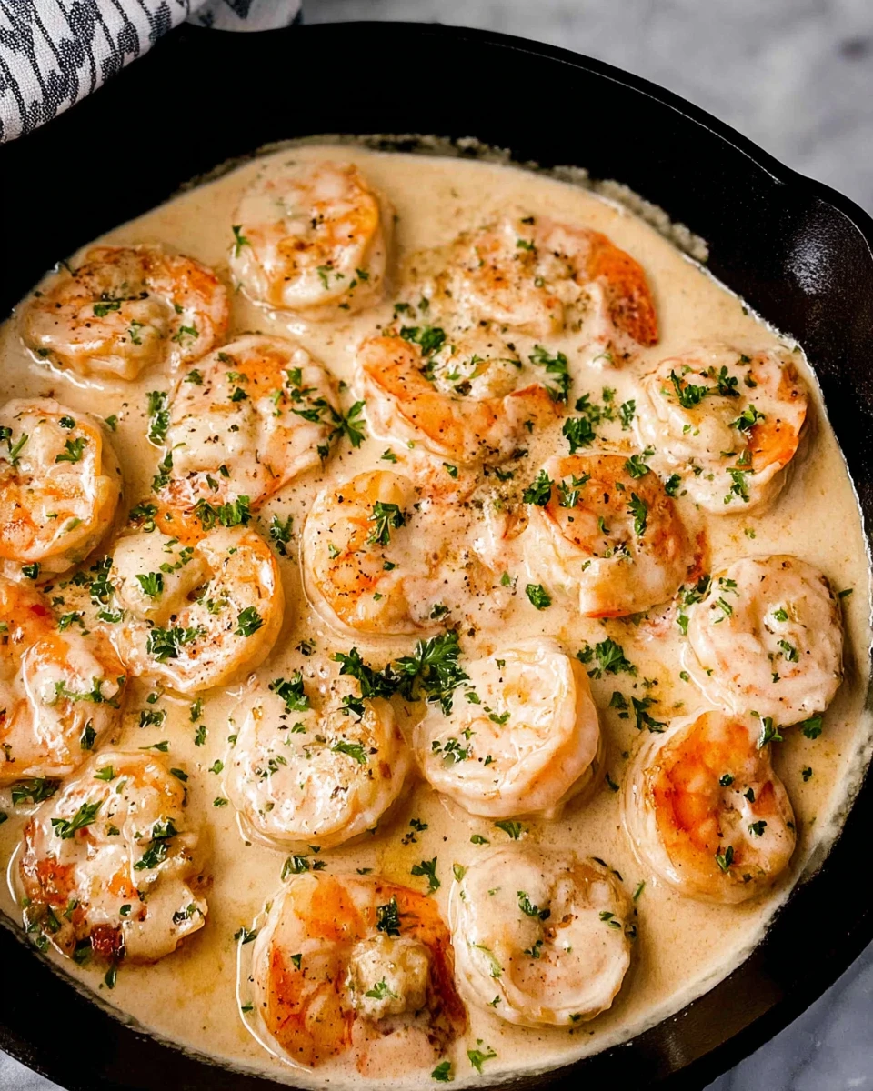 Creamy Garlic Shrimp