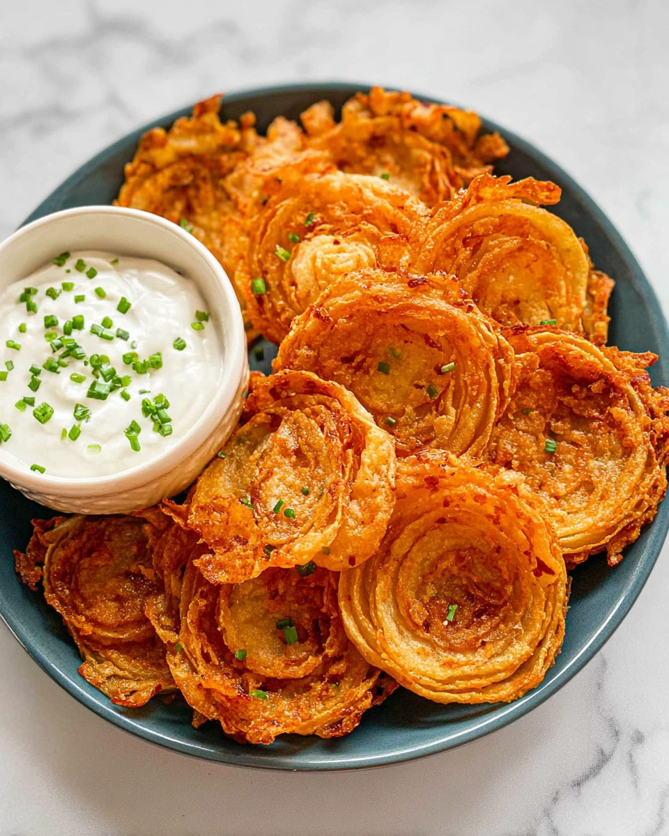 Crispy Onion Ring Chips