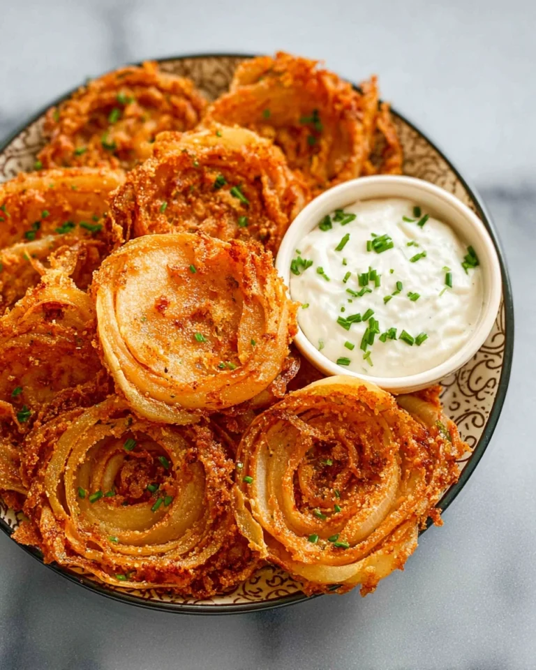 Crispy Onion Ring Chips
