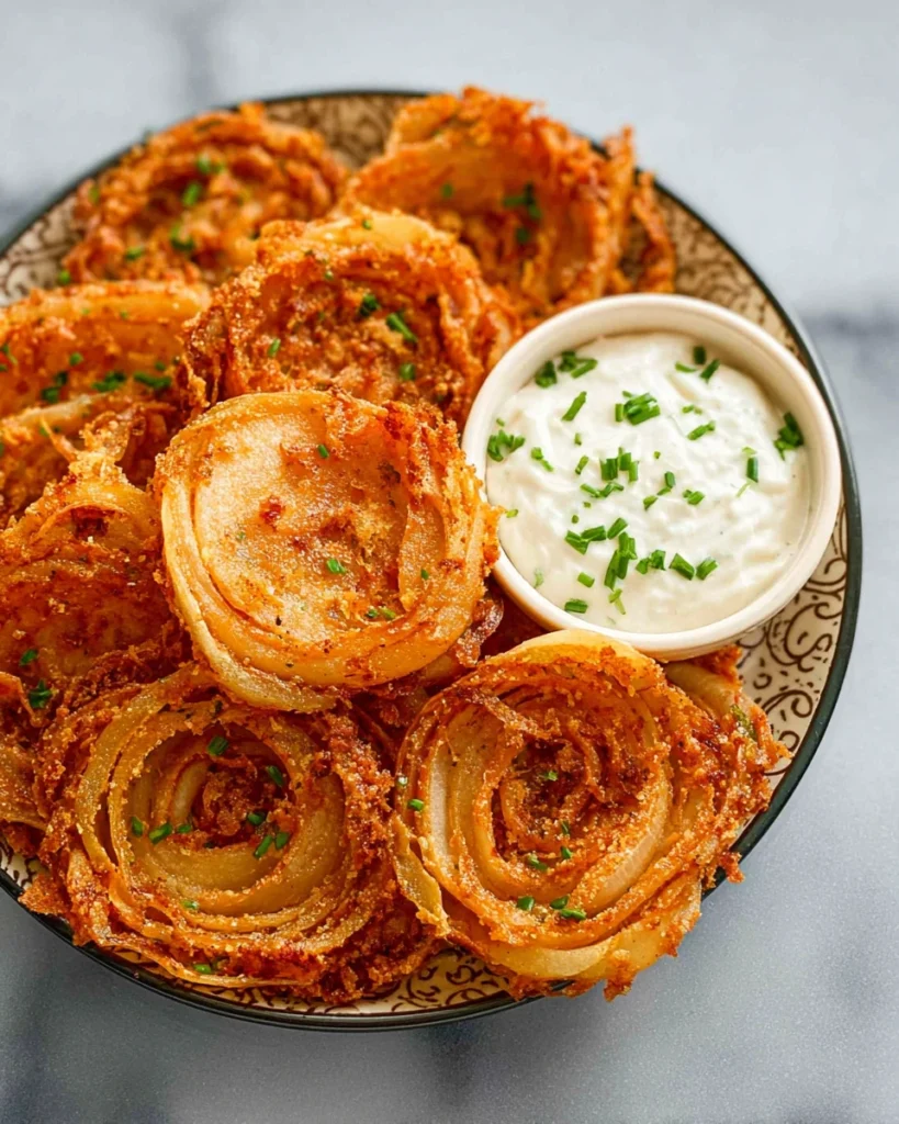 Crispy Onion Ring Chips