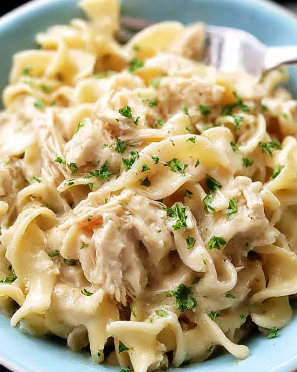 Crockpot Chicken and Noodles