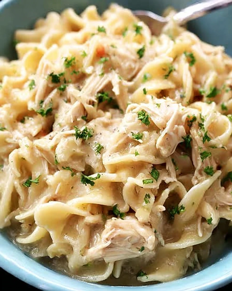 Crockpot Chicken and Noodles