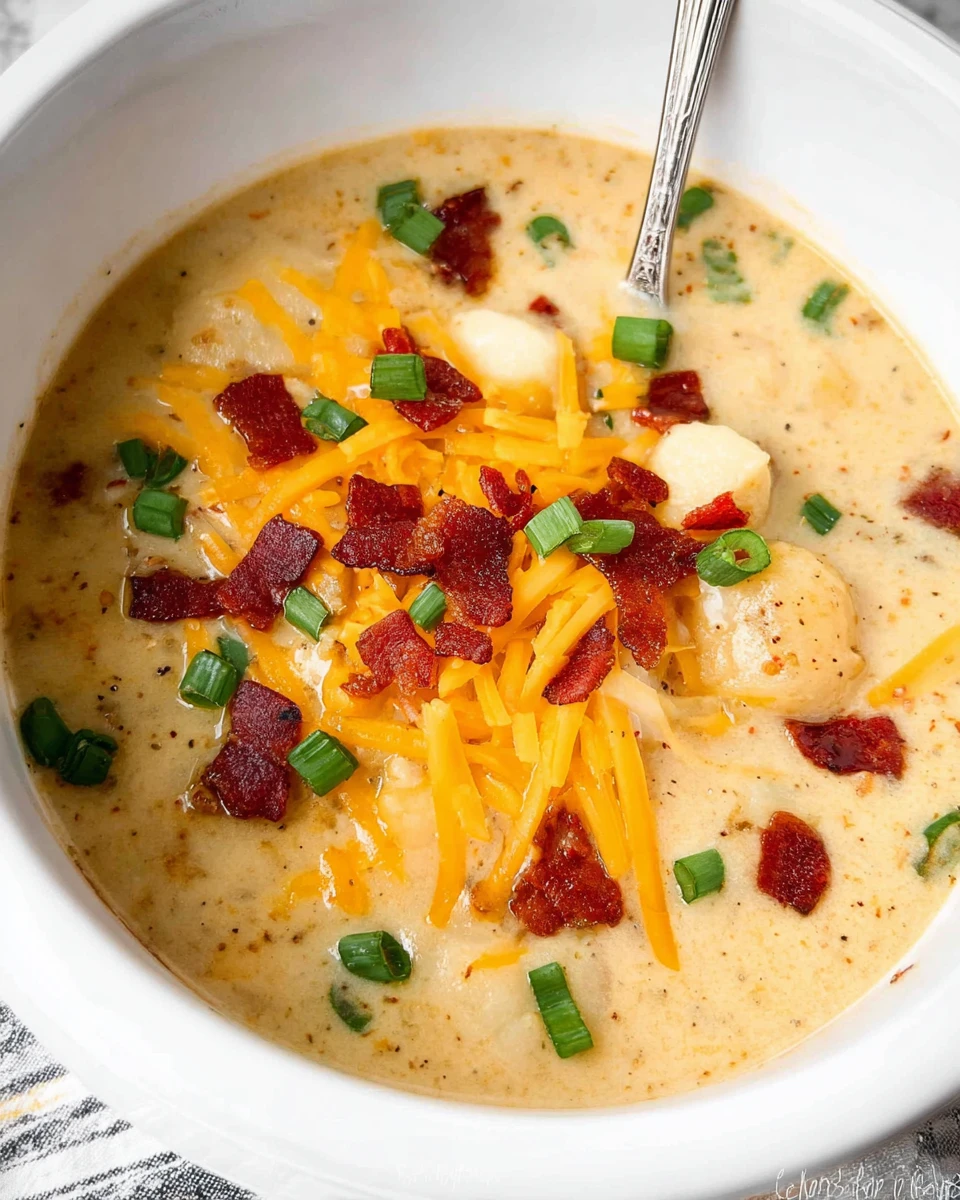 Crockpot Loaded Potato Soup