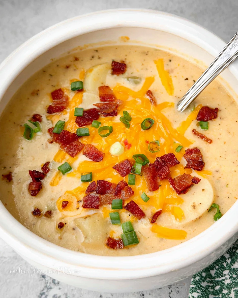 Crockpot Loaded Potato Soup