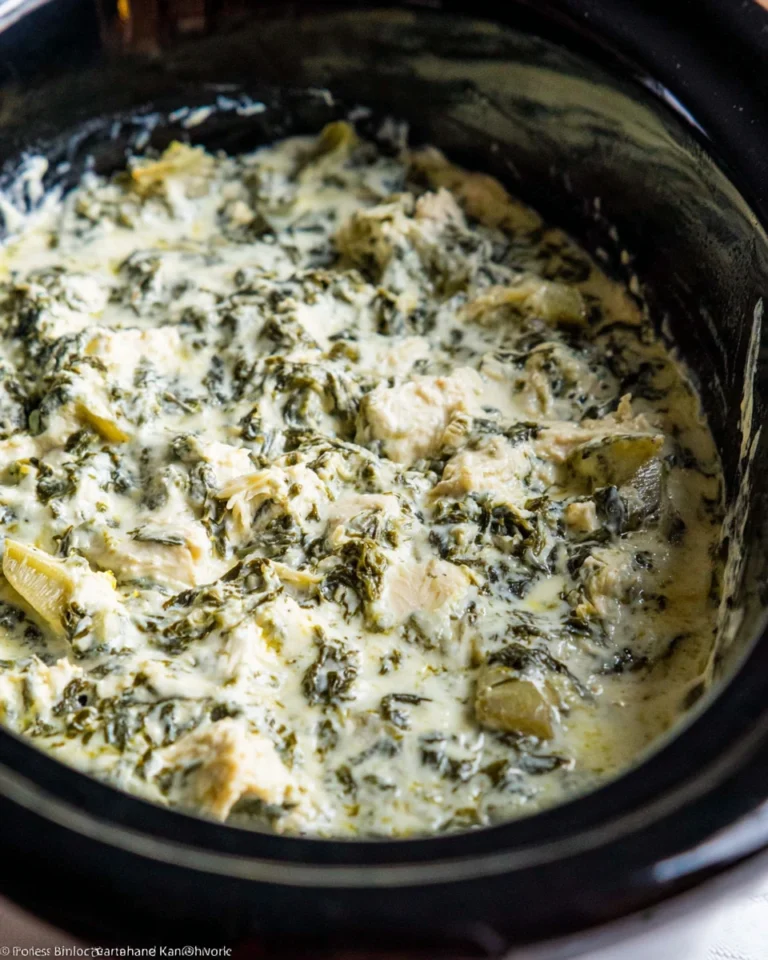 Crockpot Spinach and Artichoke Dip