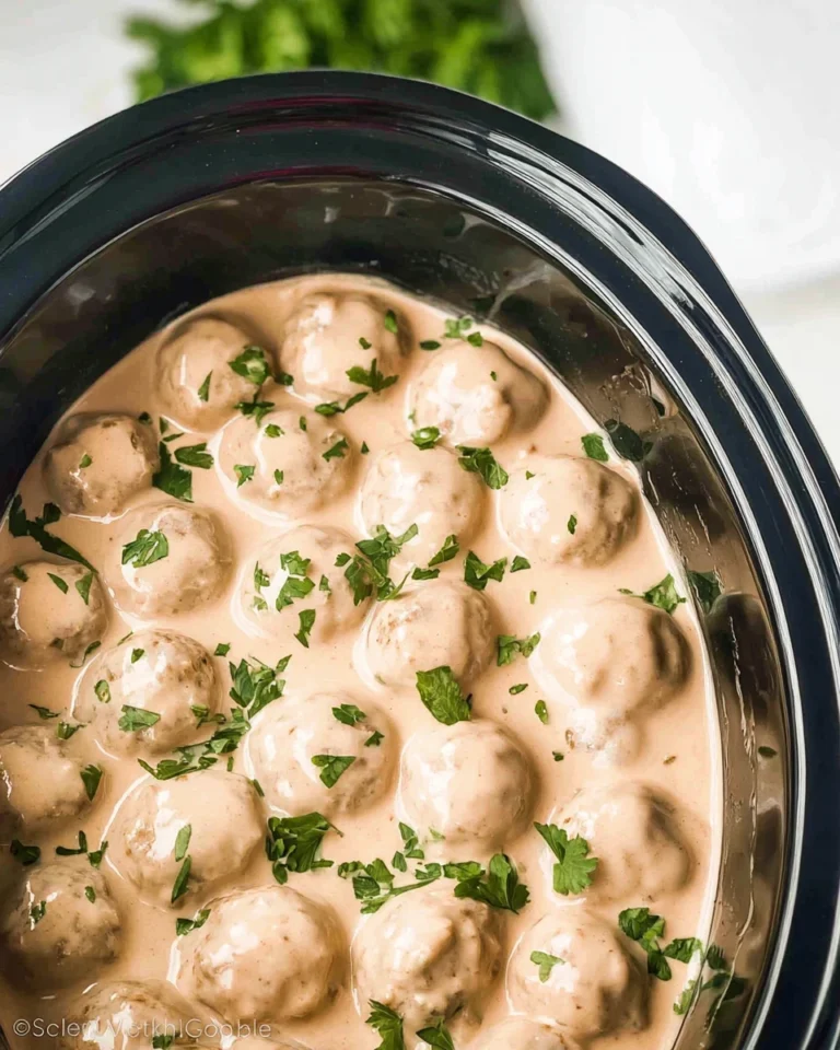 Crockpot Swedish Meatballs