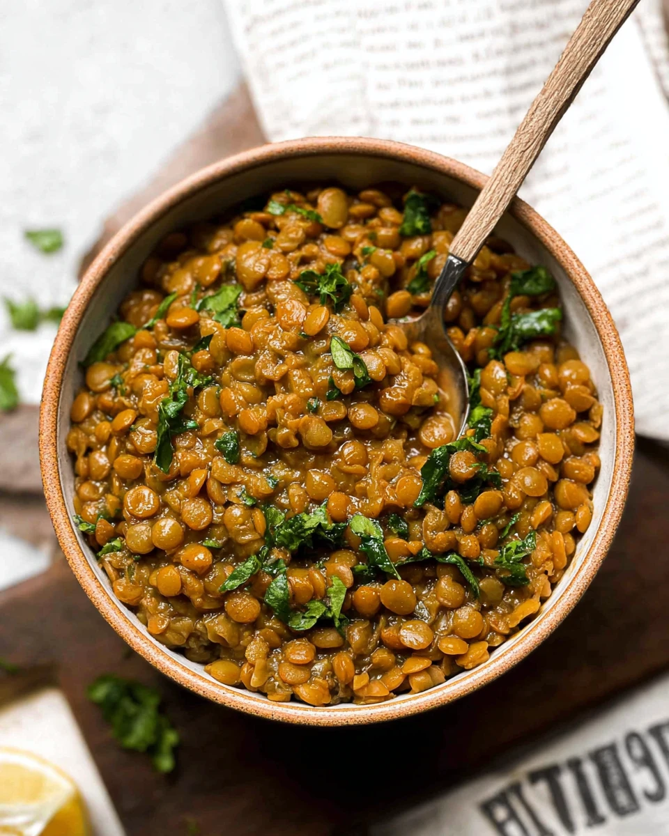 Easy 20-Minute One Pot Lentils