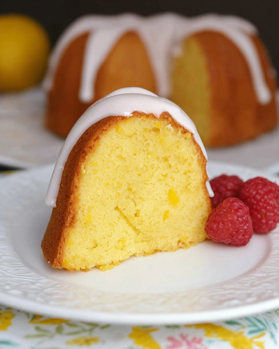 Easy Homemade Lemon Bundt Cake