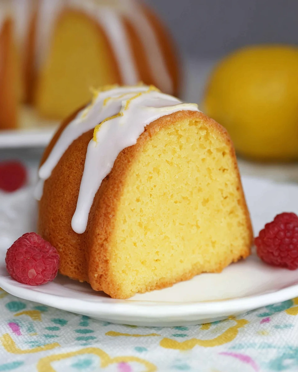 Easy Homemade Lemon Bundt Cake