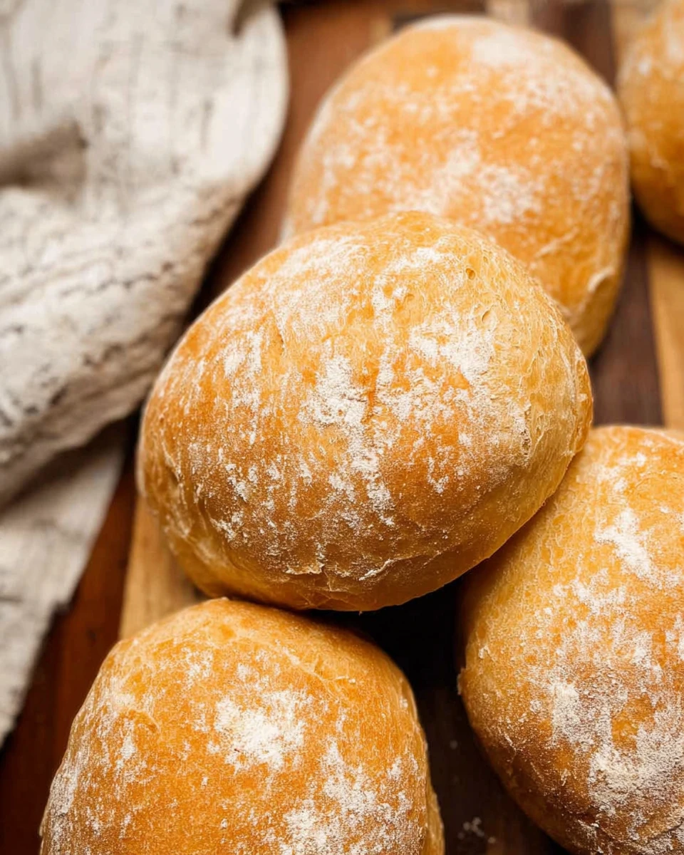 Easy Small Batch Ciabatta Rolls