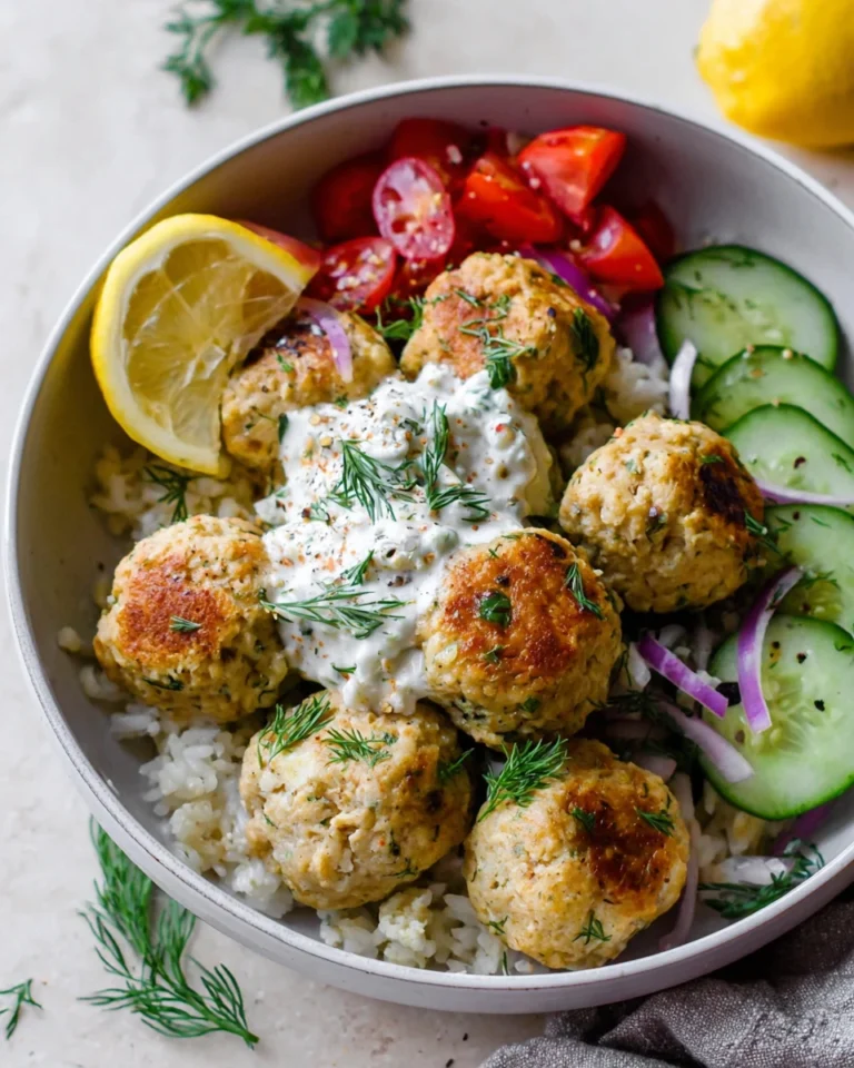 Greek Chicken Meatballs