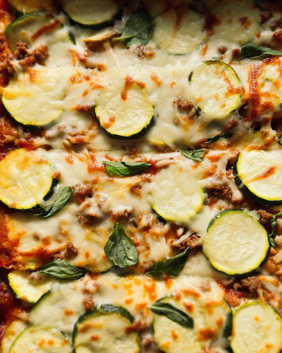 Ground Beef and Zucchini Casserole
