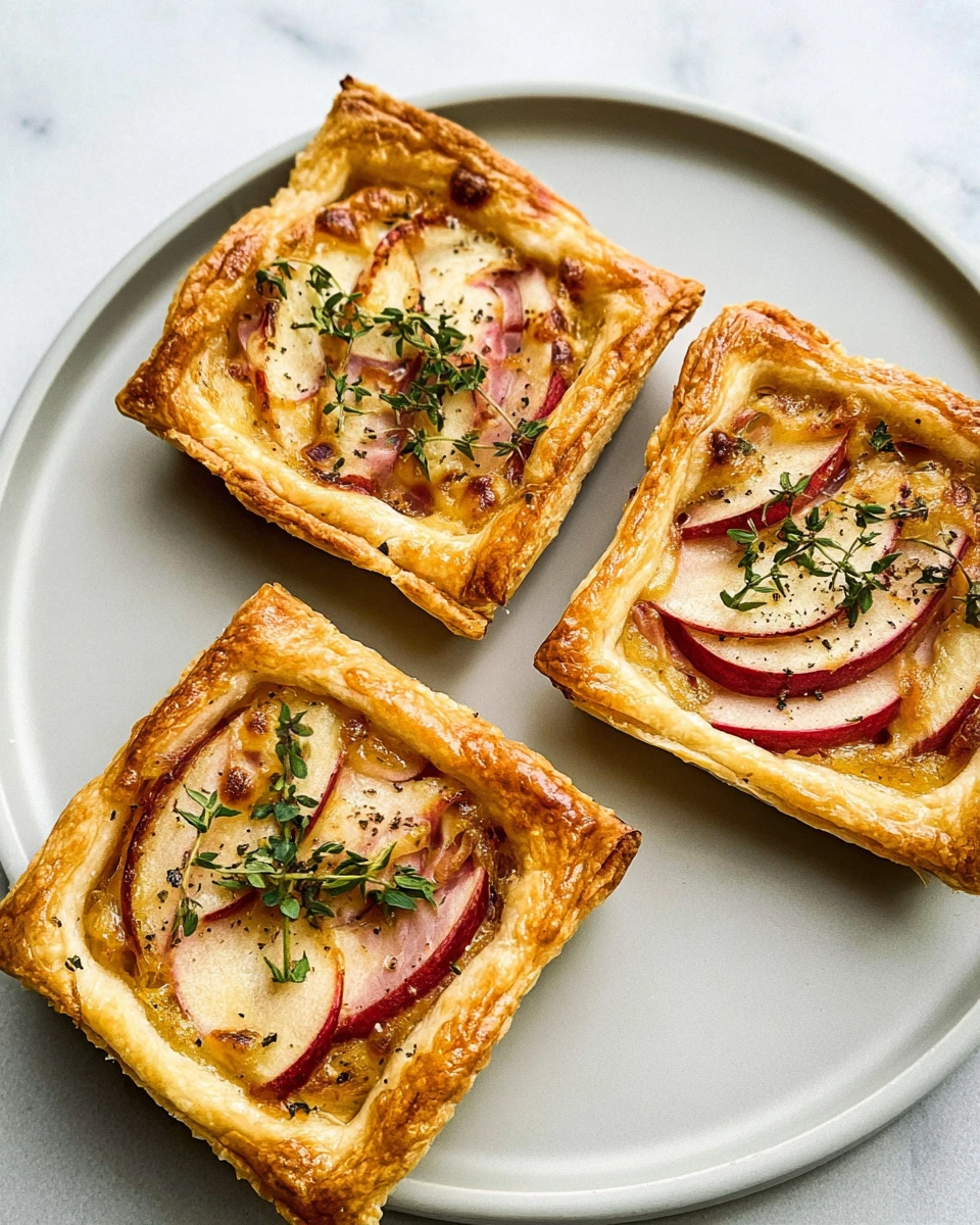 Ham & Gruyere Tarts