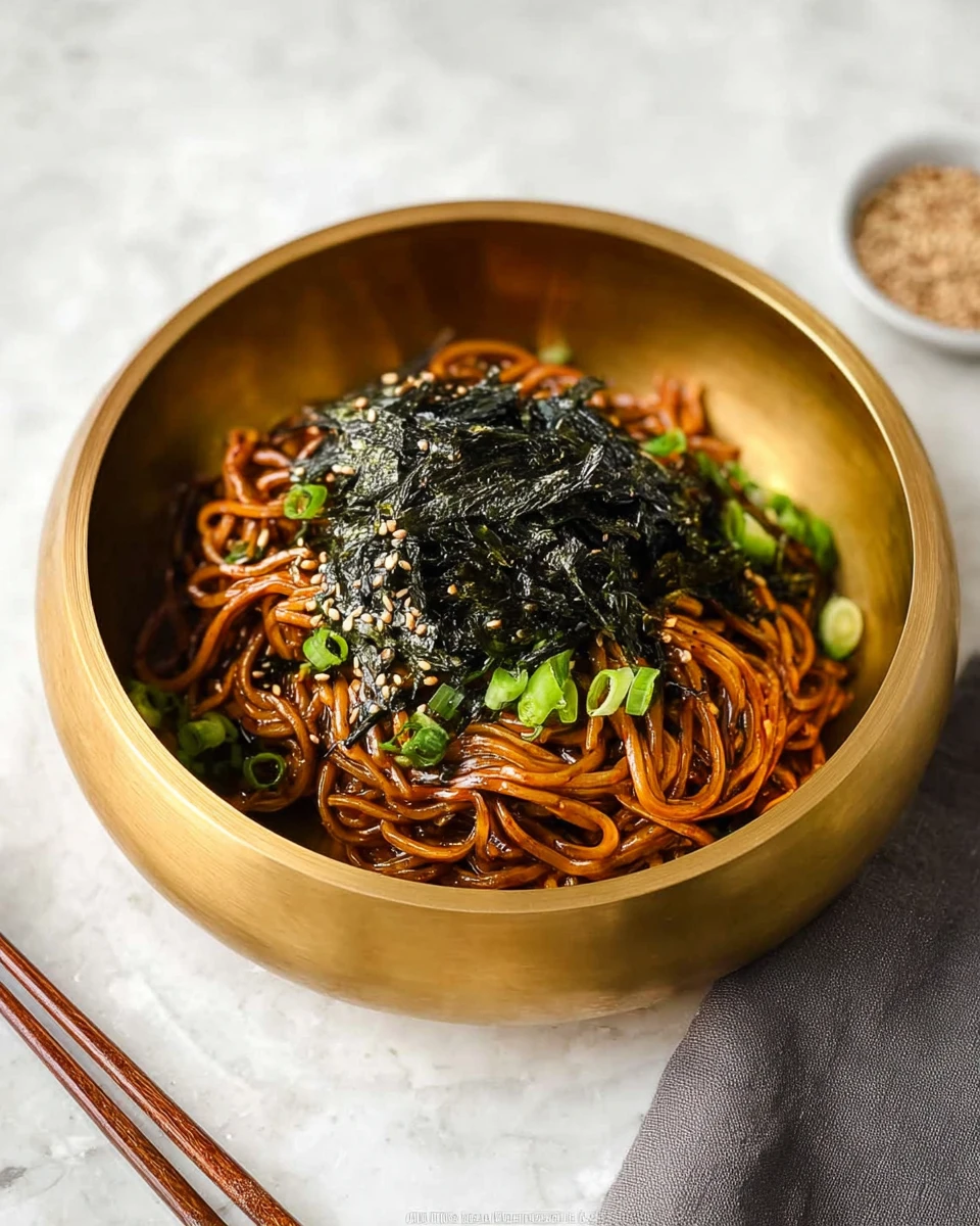Korean Perilla Oil Noodles