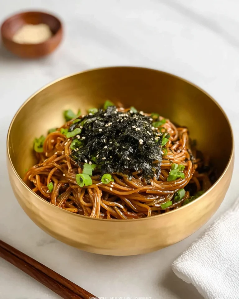 Korean Perilla Oil Noodles