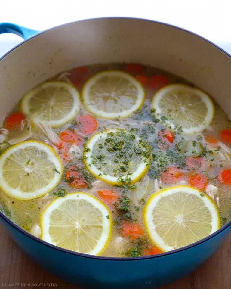 Lemon Chicken Soup