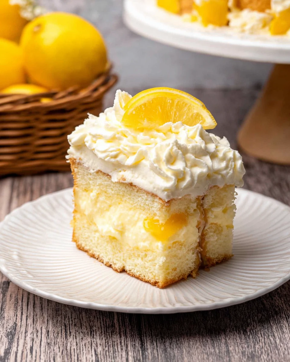 Lemon Tiramisu Cake
