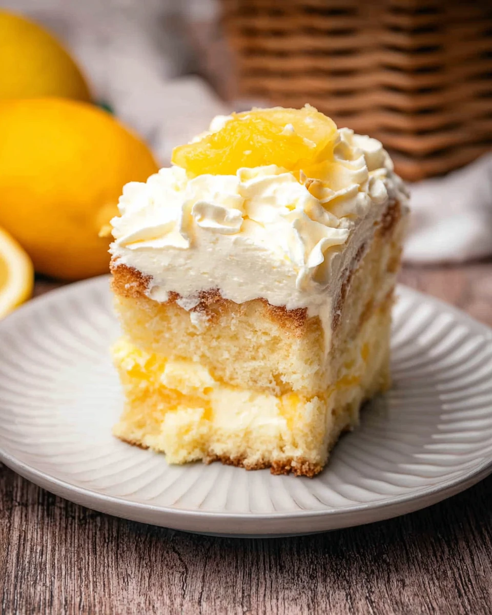 Lemon Tiramisu Cake