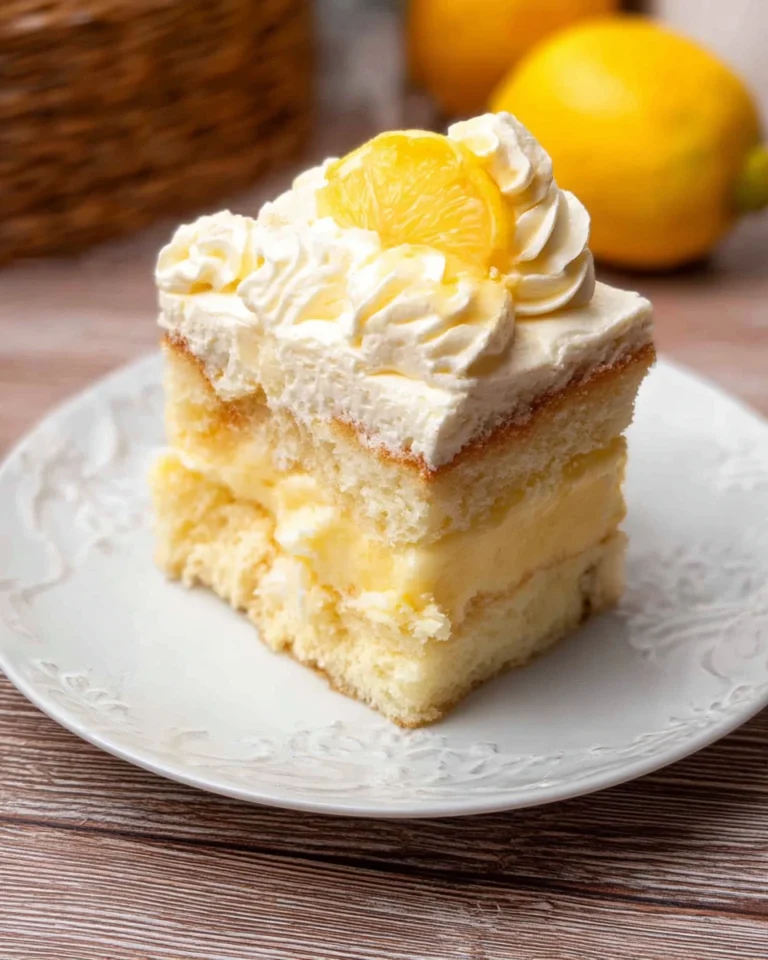 Lemon Tiramisu Cake