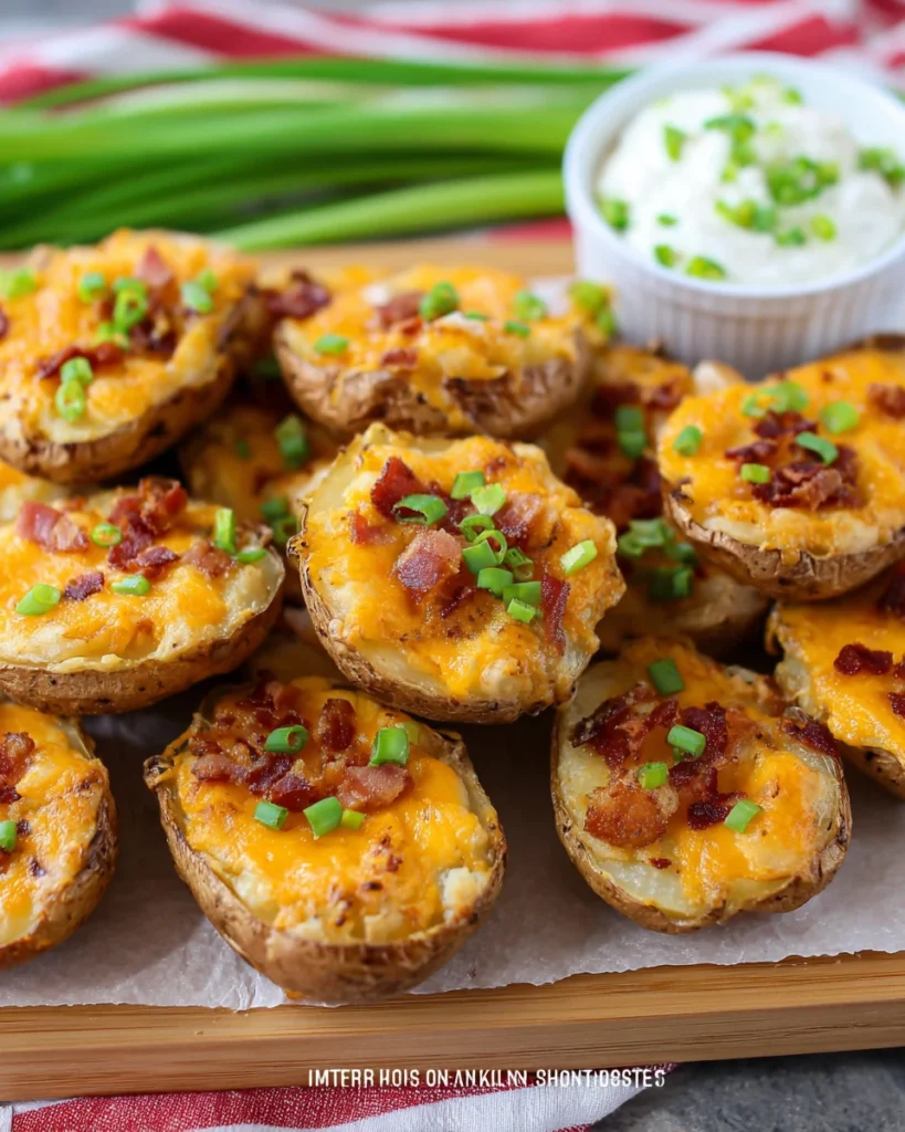 Loaded Sliced Baked Potatoes
