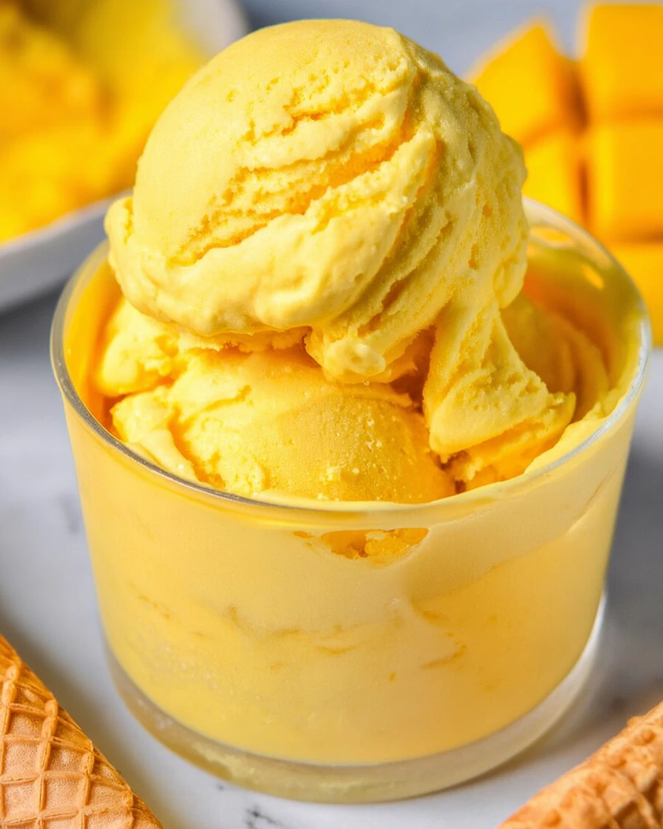 Mango Ninja Creami Frozen Yogurt
