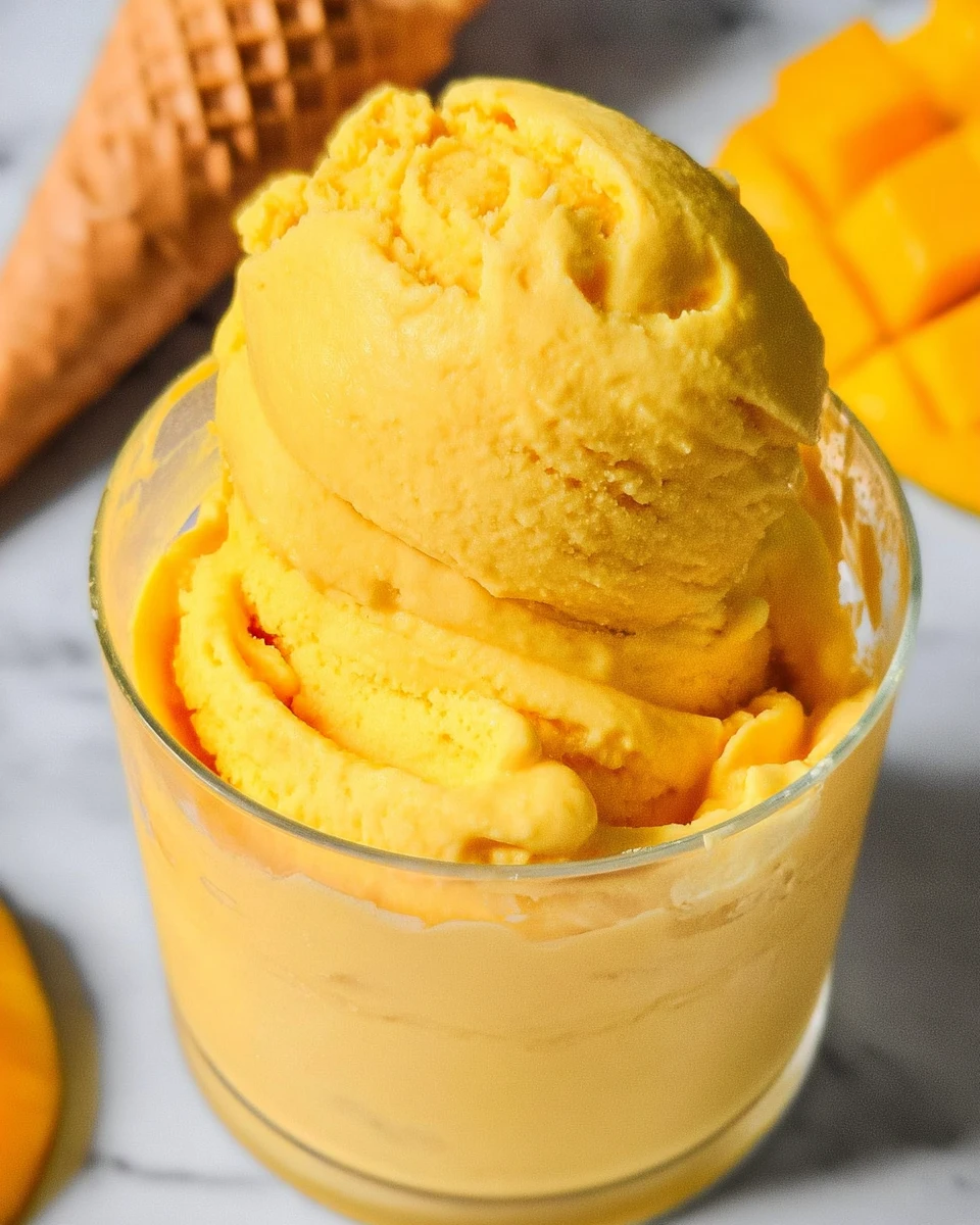 Mango Ninja Creami Frozen Yogurt
