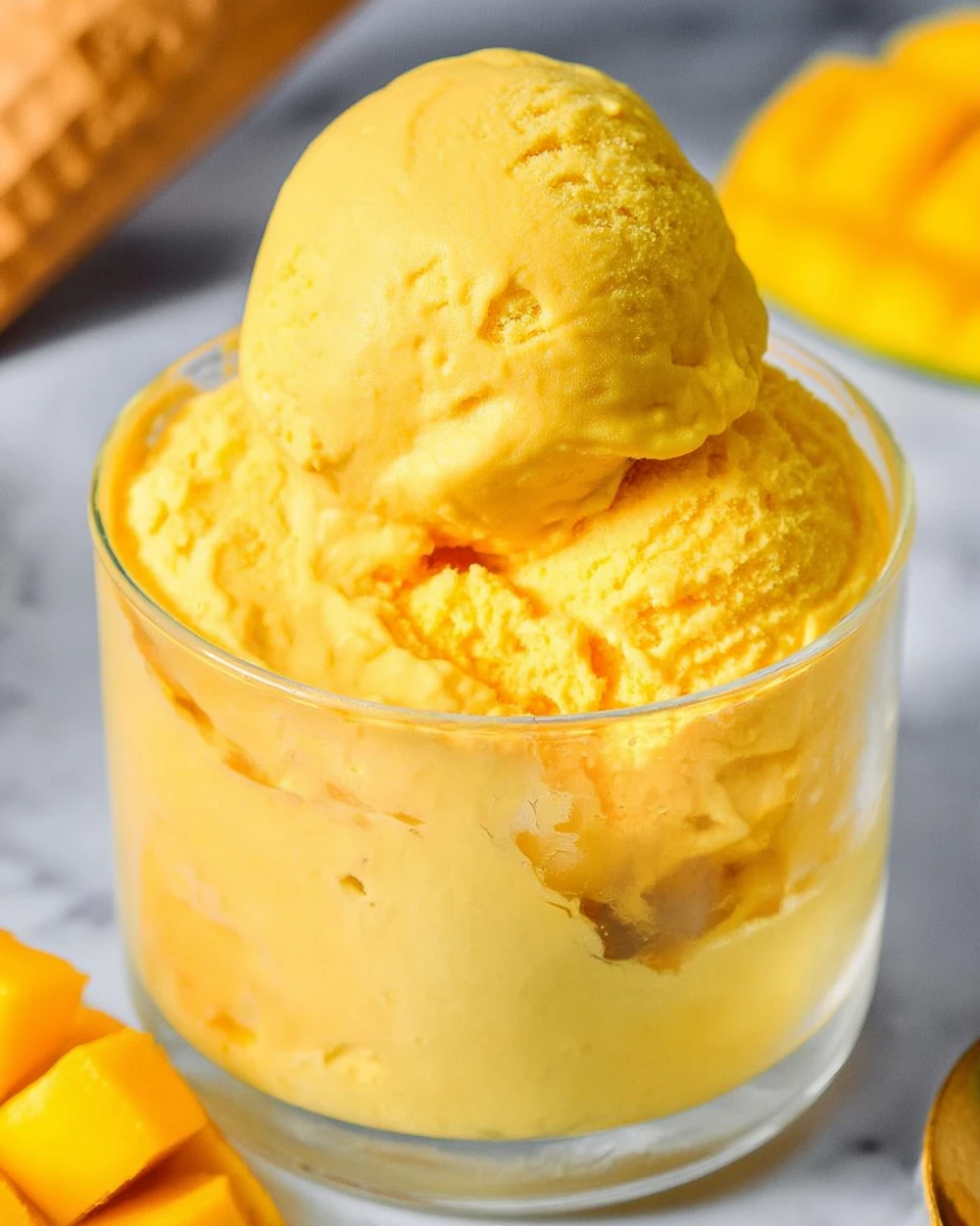 Mango Ninja Creami Frozen Yogurt
