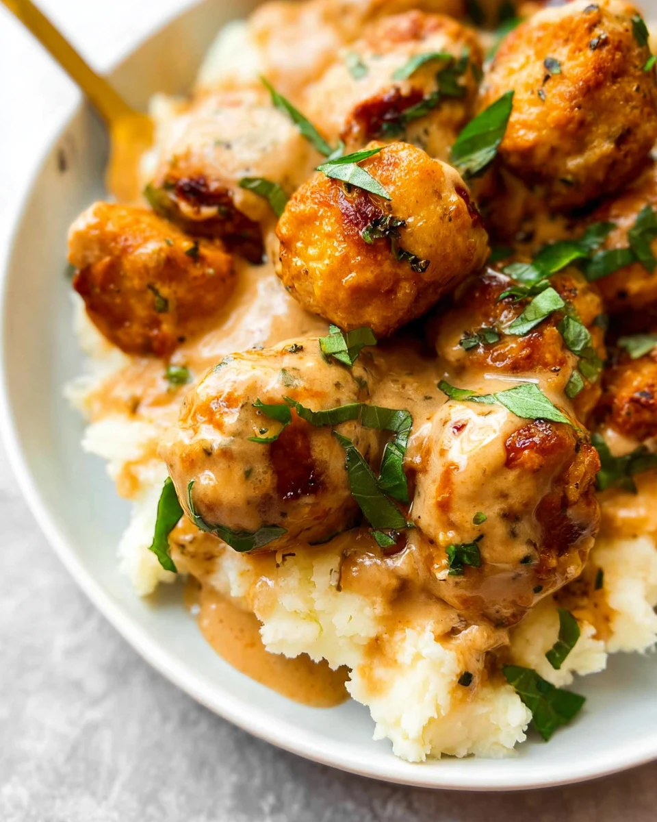 Marry Me Chicken Meatballs