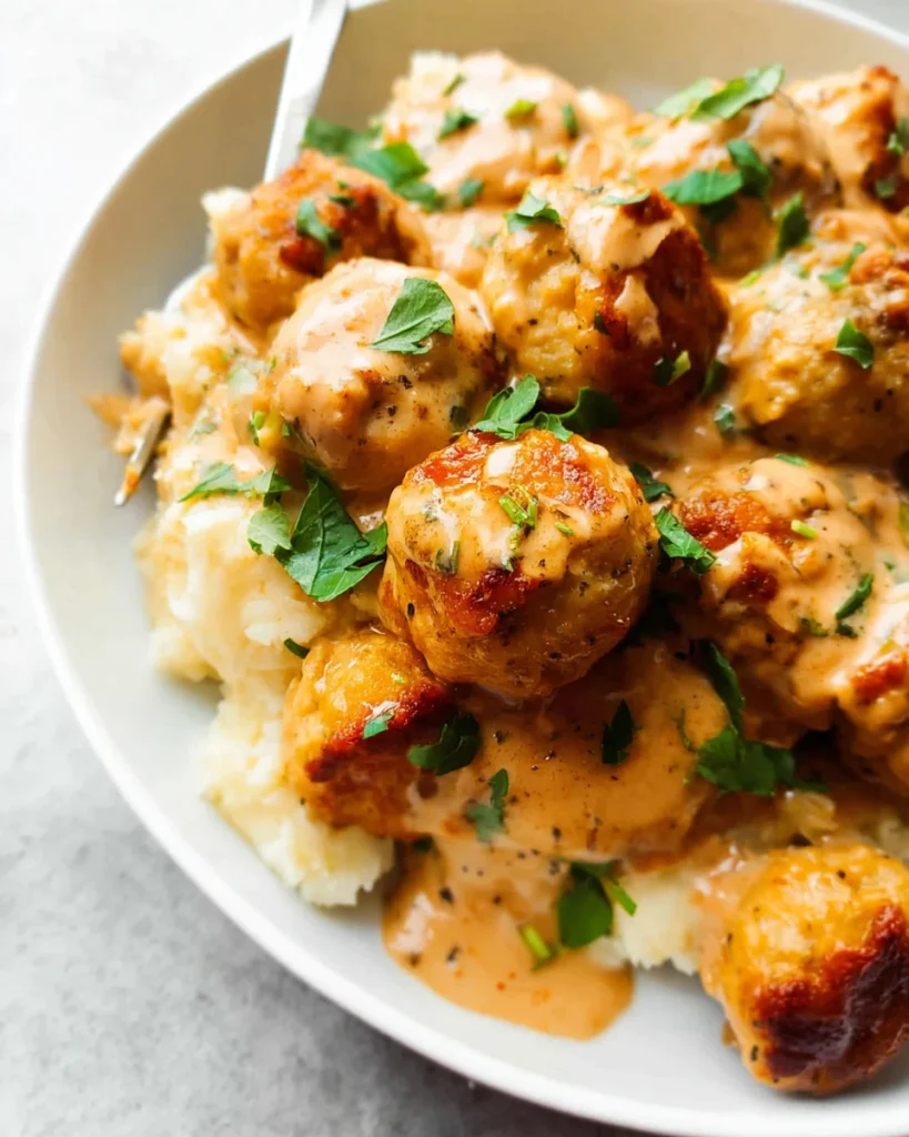 Marry Me Chicken Meatballs