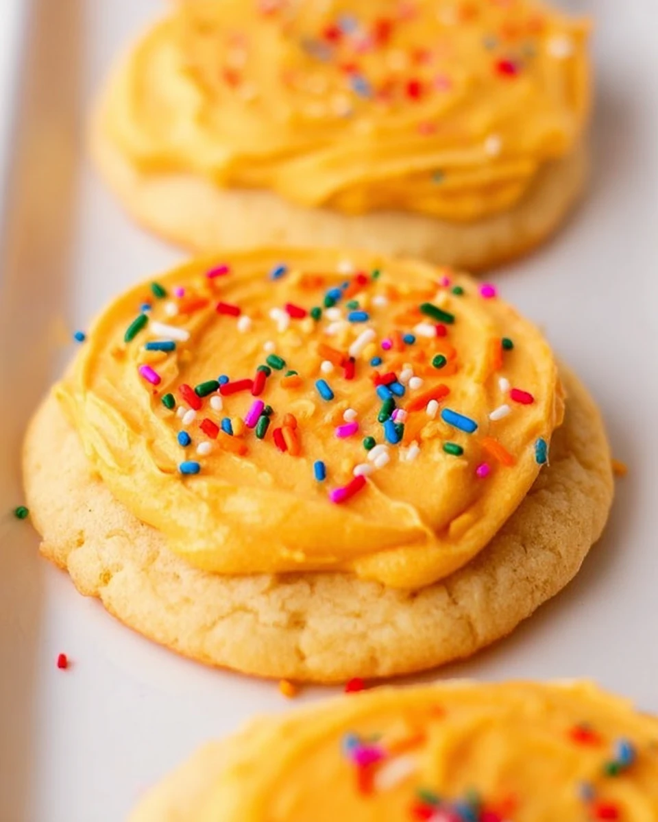 Orange Dreamsicle Cookies
