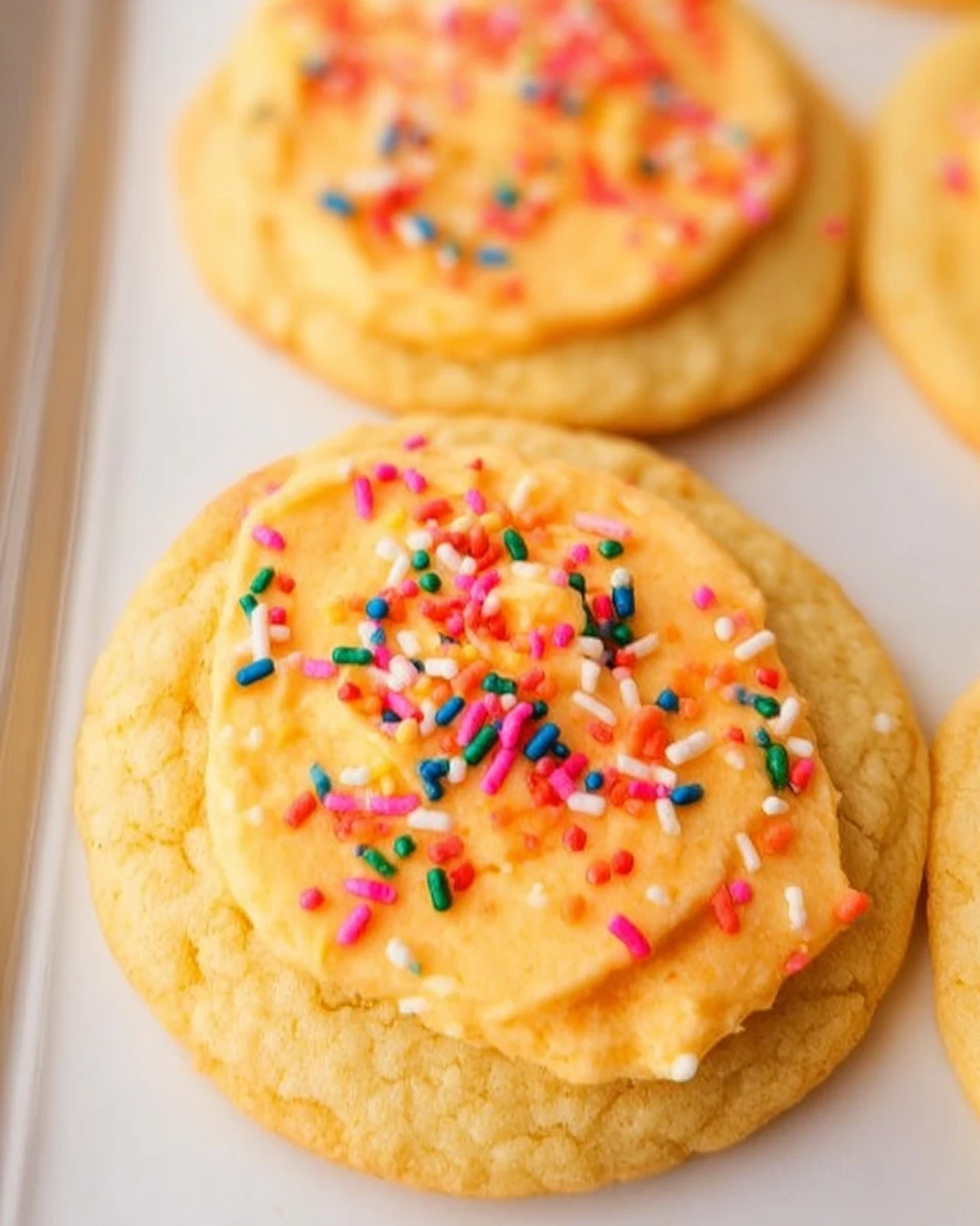 Orange Dreamsicle Cookies