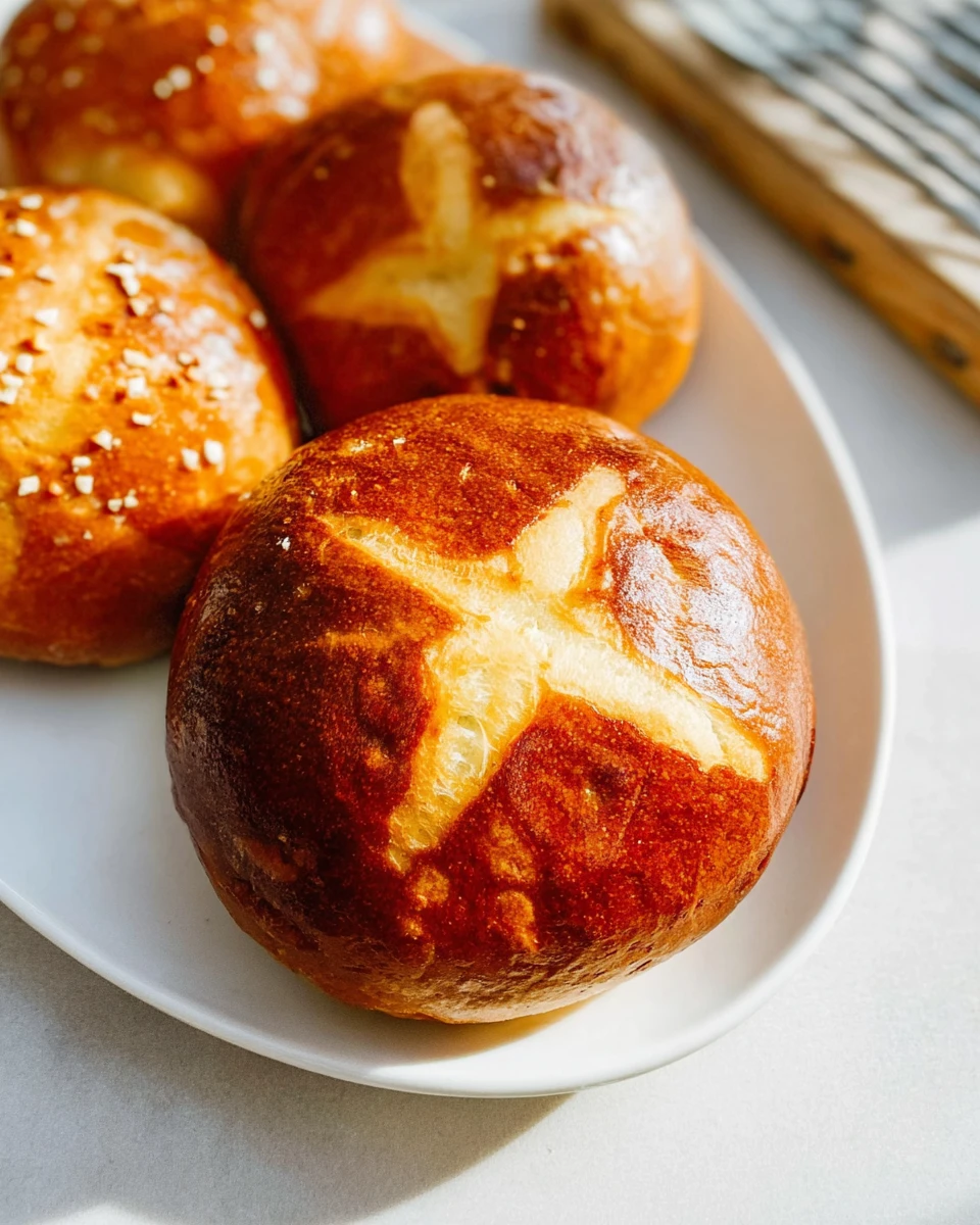 Pretzel Buns