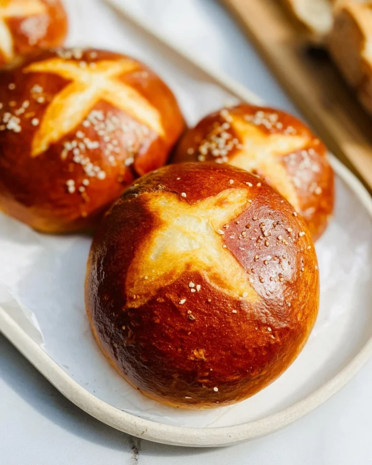 Pretzel Buns