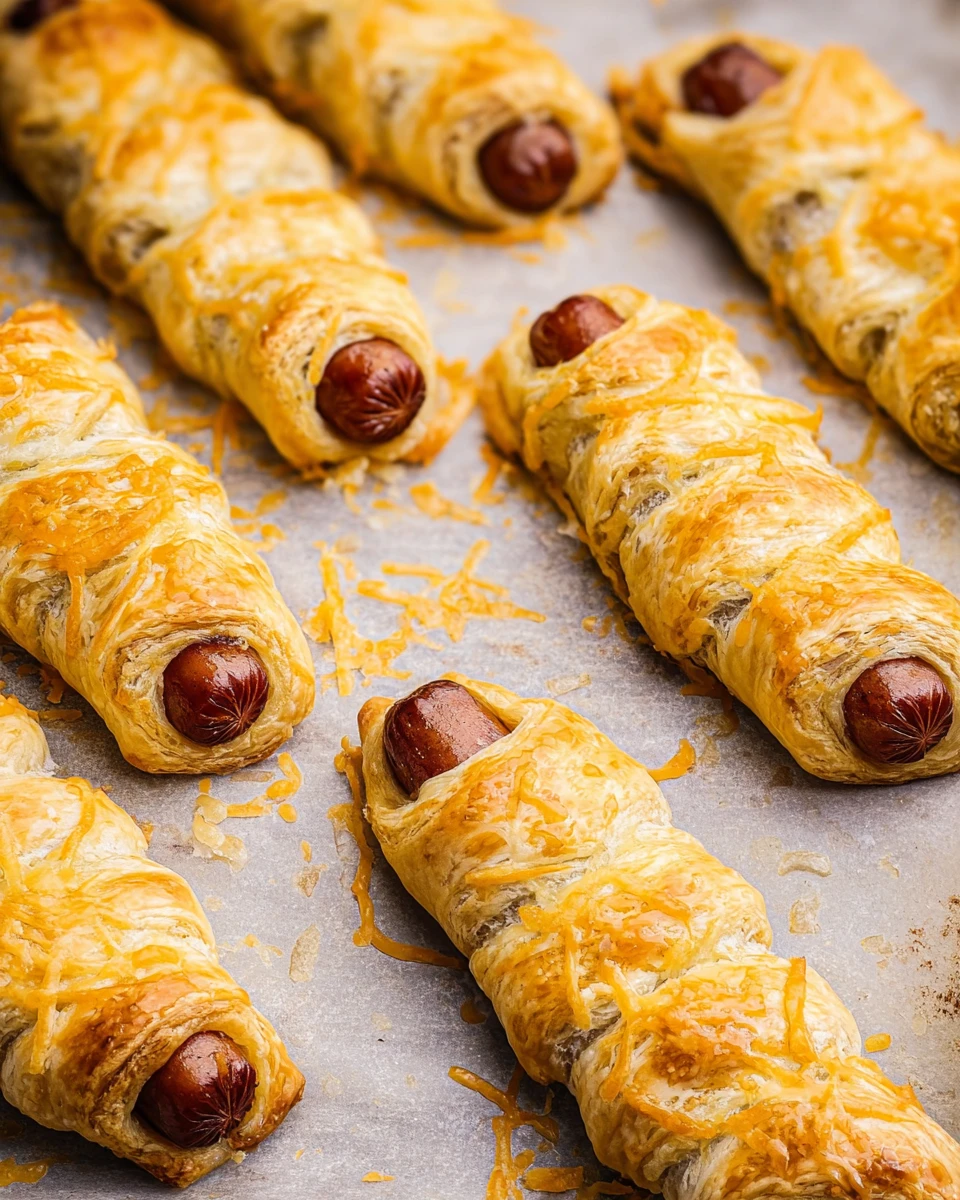 Puff Pastry Hot Dogs