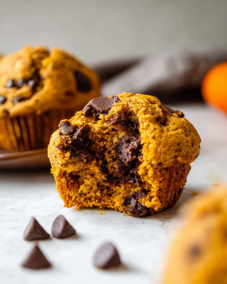 Pumpkin Chocolate Chip Muffins