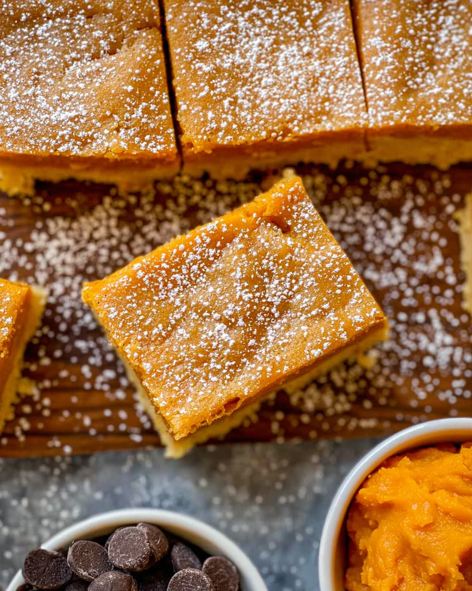 Pumpkin Gooey Bars